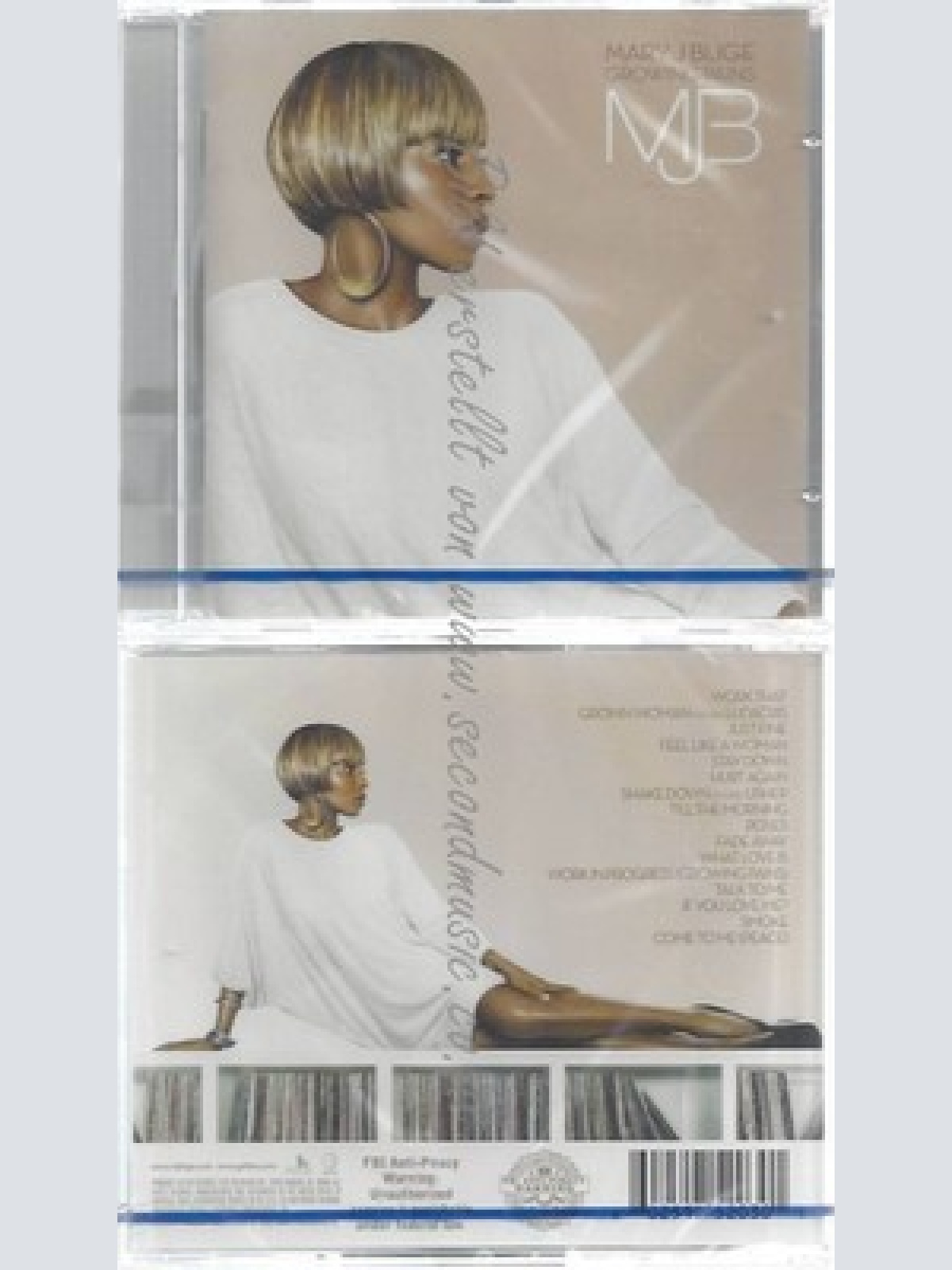 CD-NM-SEALED-MARY J. BLIGE -2008- -- GROWING PAINS