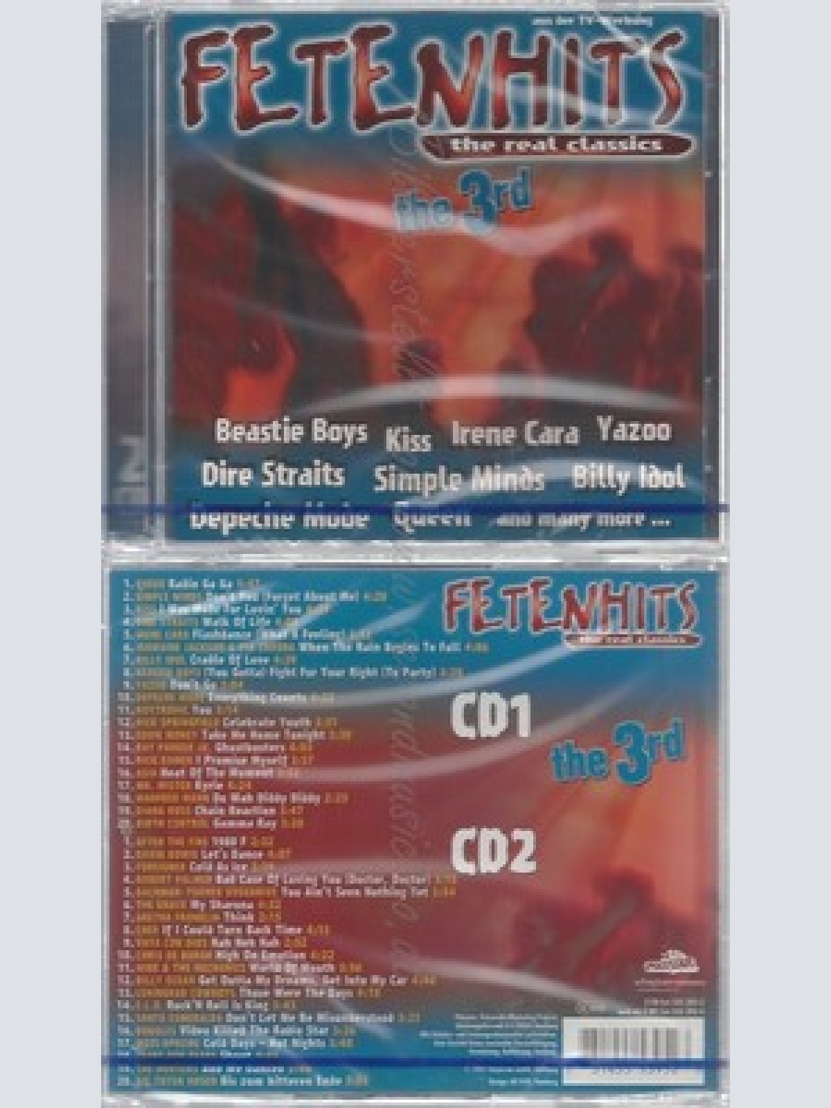 CD--NM-SEALED-VARIOUS -1997- - DOPPEL-CD -- FETENHITS - THE REAL CLASSICS VOL.