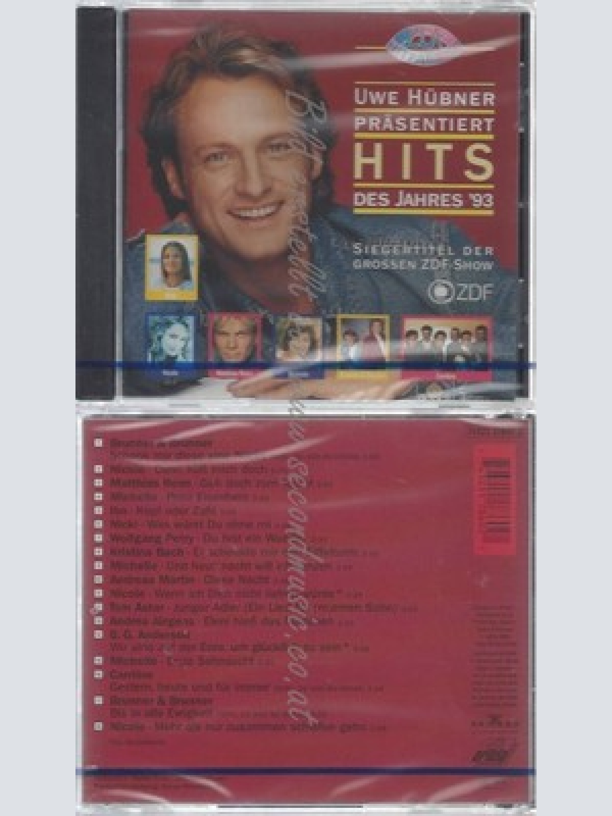 CD-NM-SEALED-ZDF HITPARADE-HITS DES JAHRES '93 -- BRUNNER & BRUNNER, NICOLE, MAT
