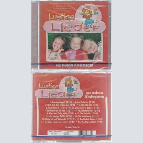 CD-NM-SEALED-VARIOUS -2004- -- LUSTIGE LIEDER AUS MEINEM KINDERGARTEN
