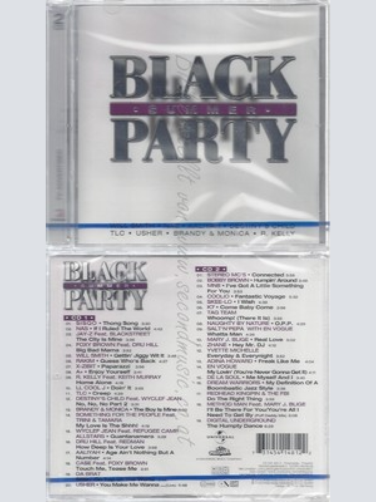 CD--NM-SEALED-VARIOUS -2000- - DOPPEL-CD -- BLACK SUMMER PARTY