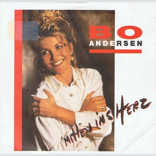 7", Single Bo Andersen - Mitten Ins Herz