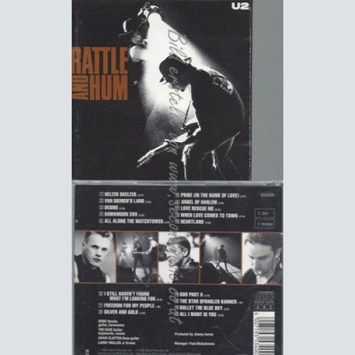 CD--U2--RATTLE AND HUM --