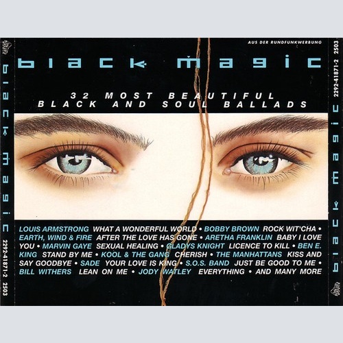 2xCD, Comp Various - Black Magic 1 - 32 Most Beautiful Black And Soul Ballads