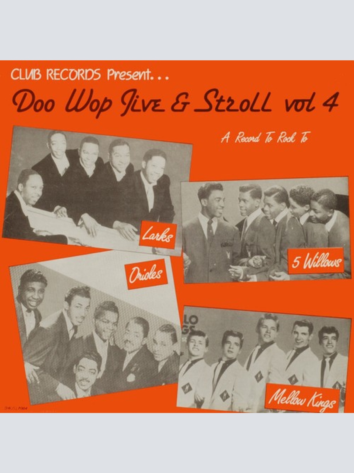 LP, Comp Various - Doo Wop Jive & Stroll Vol. 4
