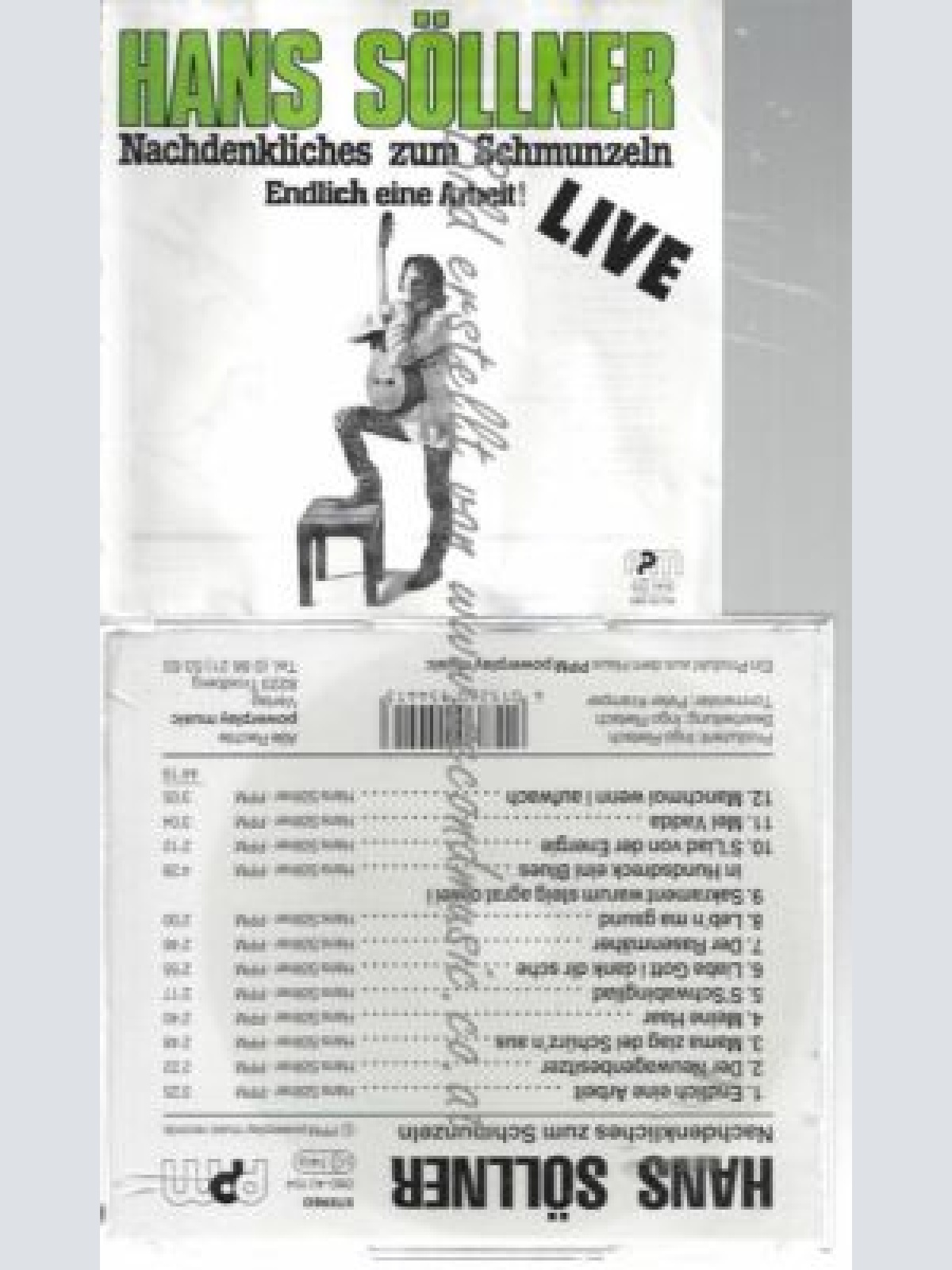 CD--HANS SÖLLNER--NACHDENKLICHES ZUM SCHMUNZELN