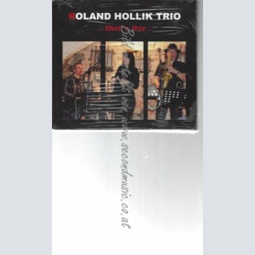 CD--ROLAND HOLLIK--ROLAND HOLLIK TRIO - THAT'S LIVE - DOPPEL CD