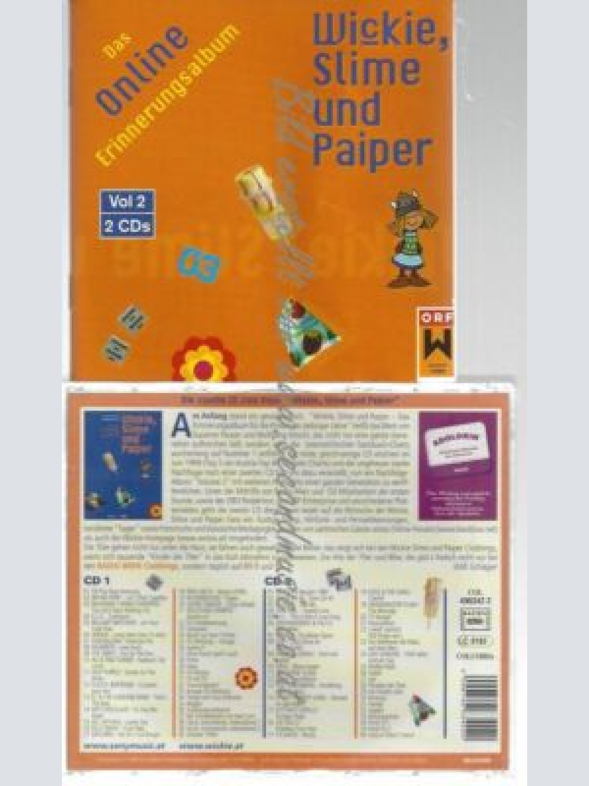 CD--VARIOUS--WICKIE,SLIME UND PAIPER VOL.2