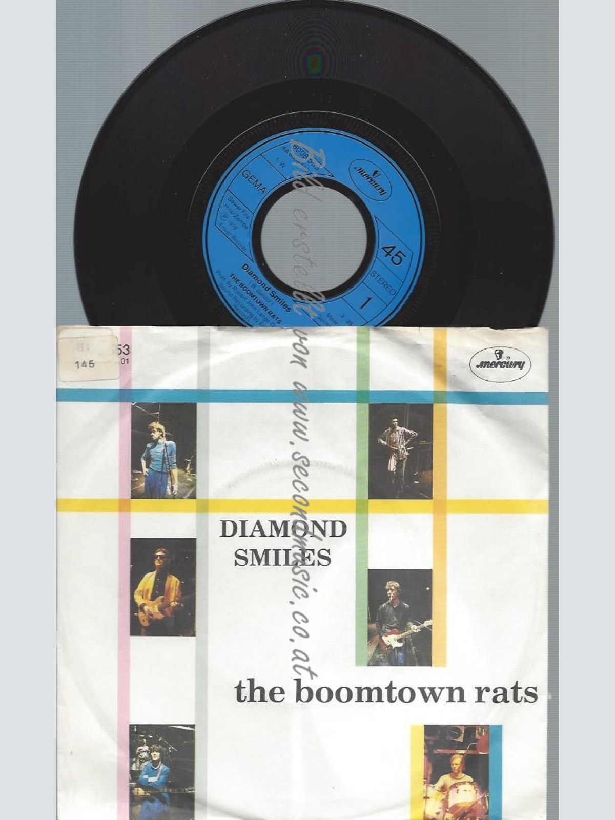 7"   The Boomtown Rats  Diamond Smiles ////
