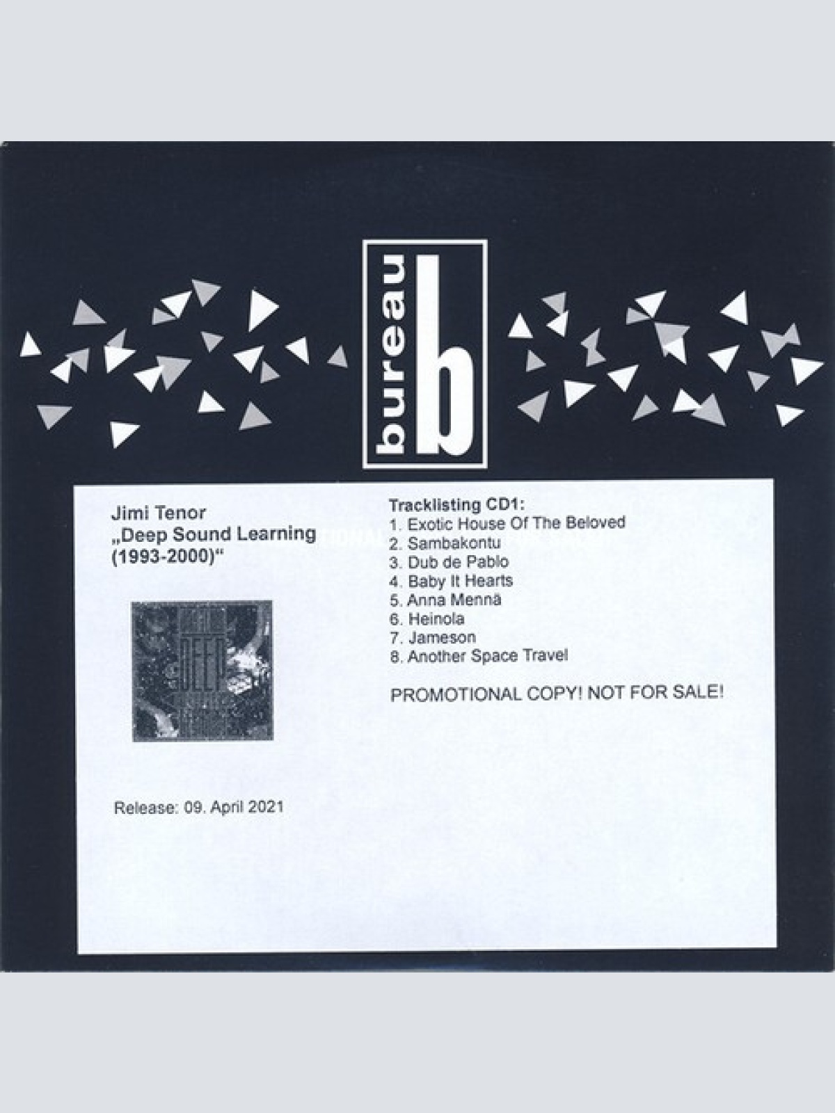 2xCD, Comp, Promo Jimi Tenor - Deep Sound Learning (1993-2000)