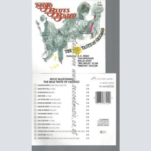 CD--MOJO BLUES BAND--THE WILD TASTE