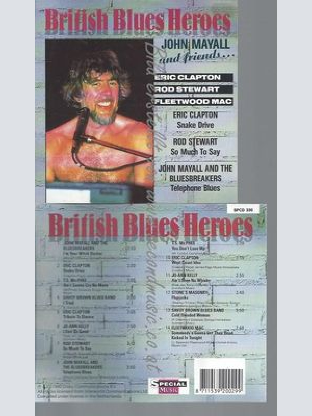 CD--JOHN MAYALL--AND FRIENDS.. -BRITISH BLUES HEROES-