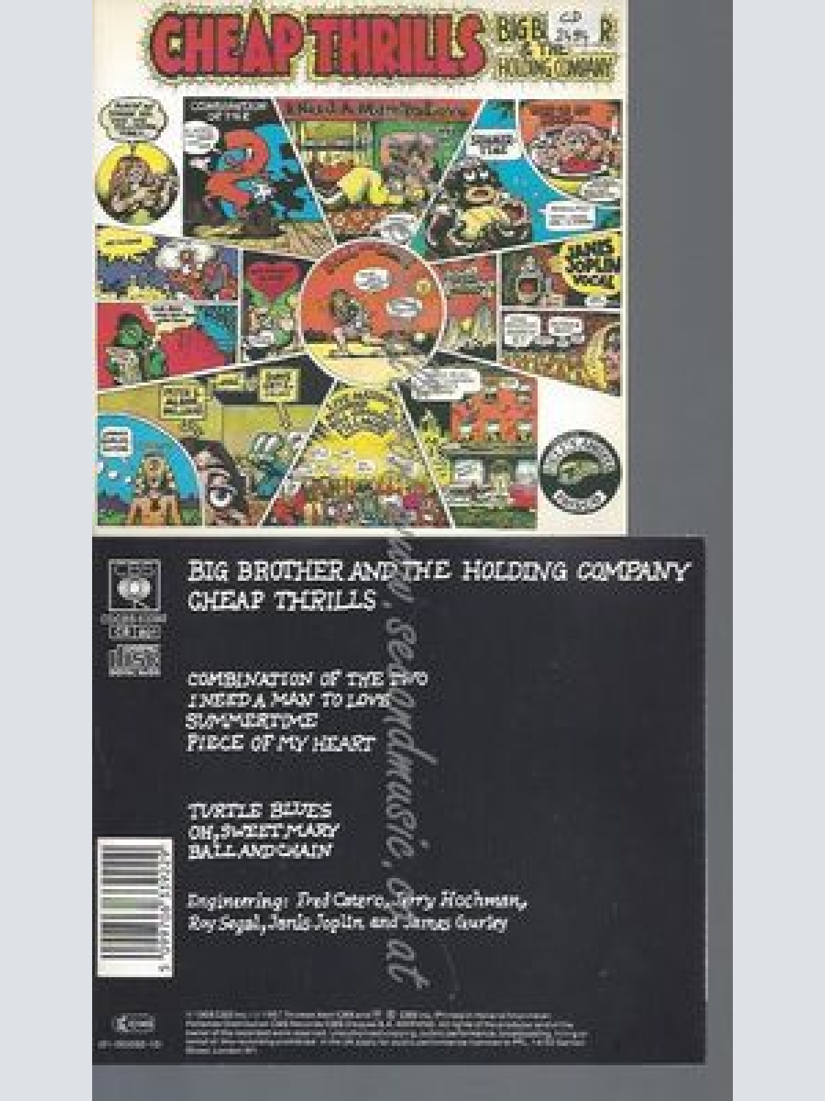 CD--JANIS JOPLIN UND BIG BROTHER AND THE HOLDING COMPANY--CHEAP THRILLS --JAPAN