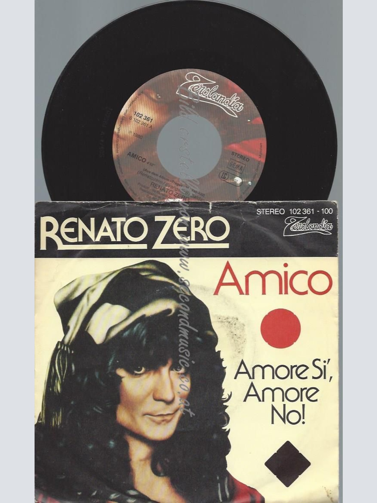7"   Renato Zero  Amico