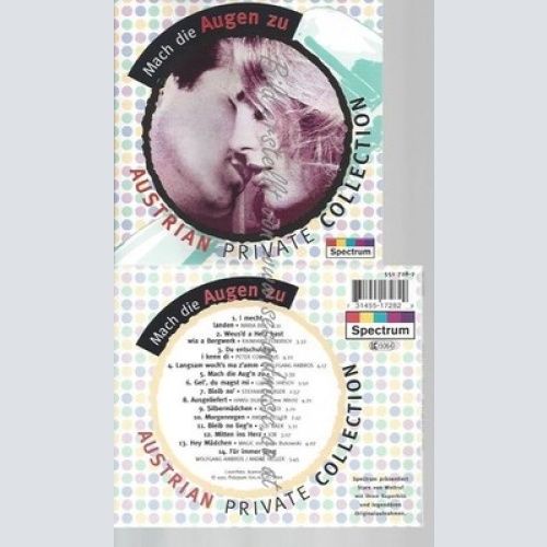 CD--VARIOUS--AUSTRIAN PRIVATE COLLECTION-MACH DIE AUGEN ZU