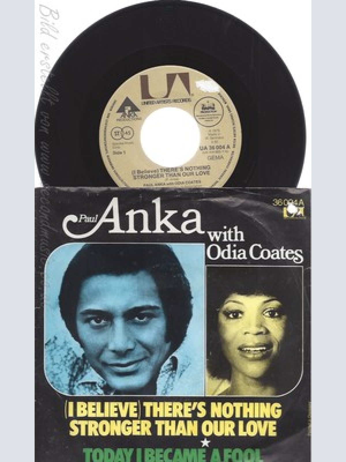 7" PAUL ANKA WITH ODIA COATES--