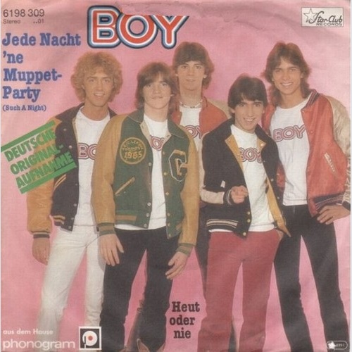 7", Single Boy (20) - Jede Nacht 'ne Muppet-Party (Such A Night)