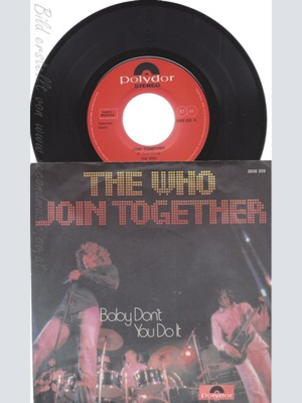 7" THE WHO---JOIN TOGETHER--AUSTRO MECHANA