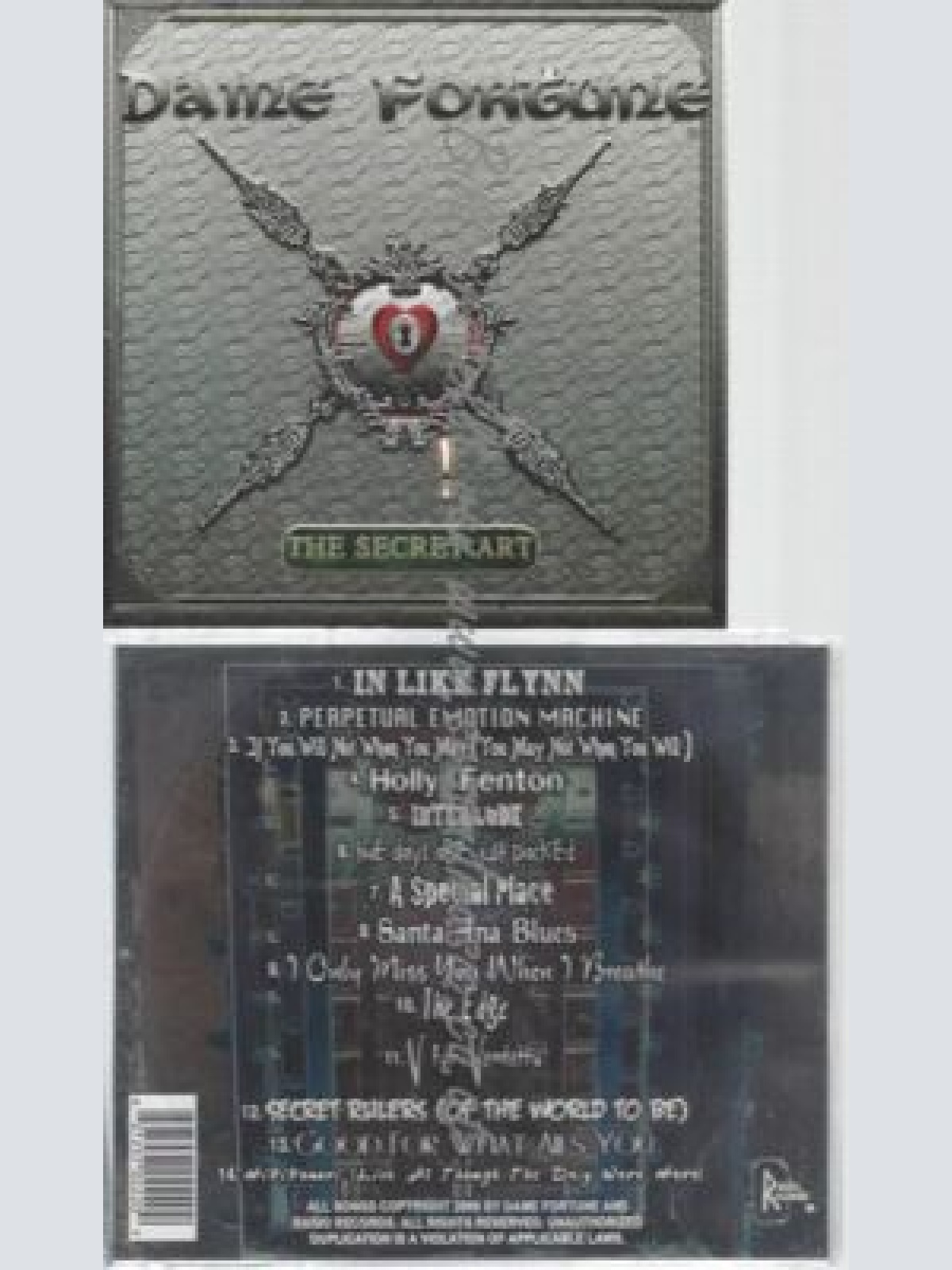 CD--DAME FORTUNE--THE SECRET ART