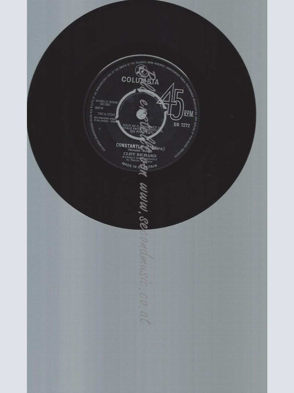 7"   Cliff Richard – Constantly