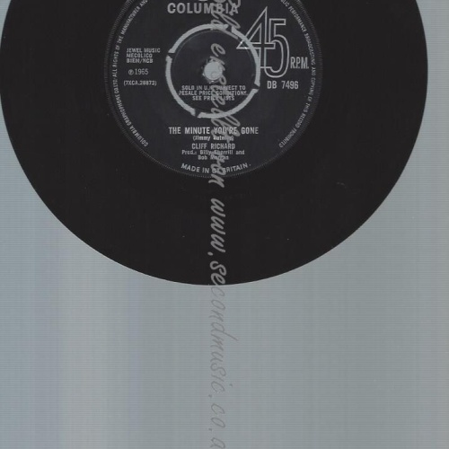 7"   Cliff Richard – The Minute You're Gone