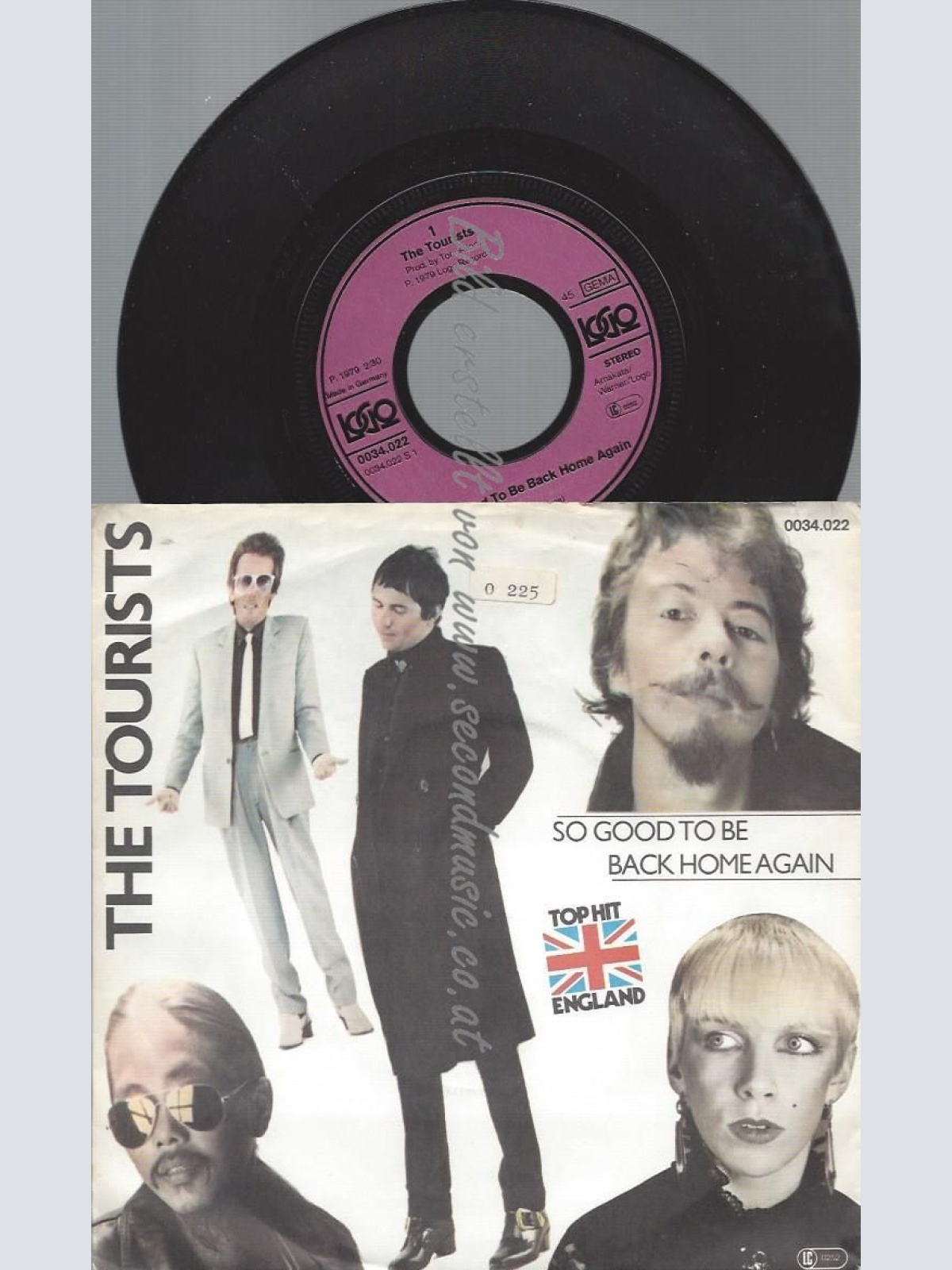 7"   The Tourists – So Good To Be Back Home Again