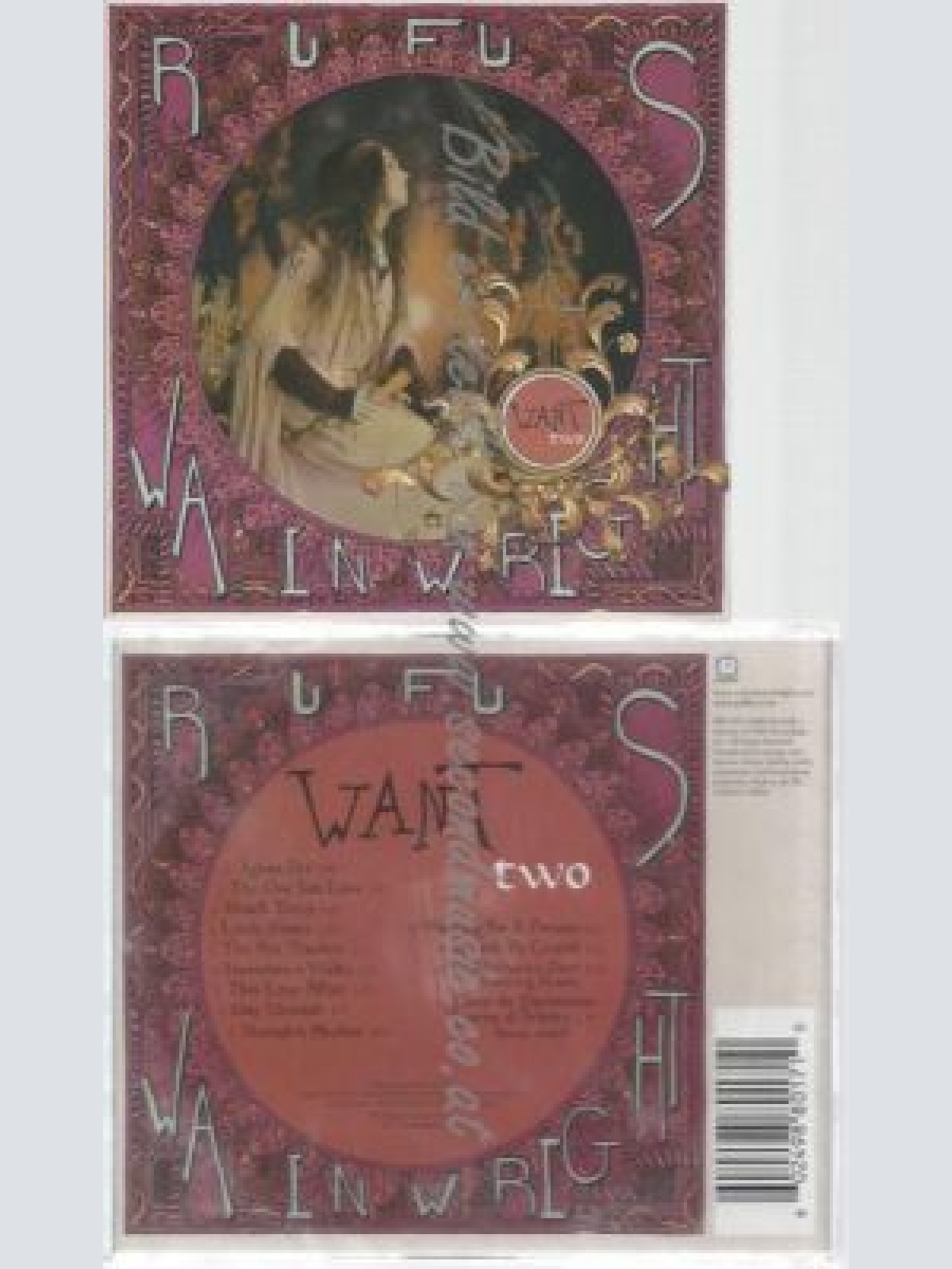 CD--RUFUS WAINWRIGHT--WANT TWO -INTERNATIONAL VERSION-