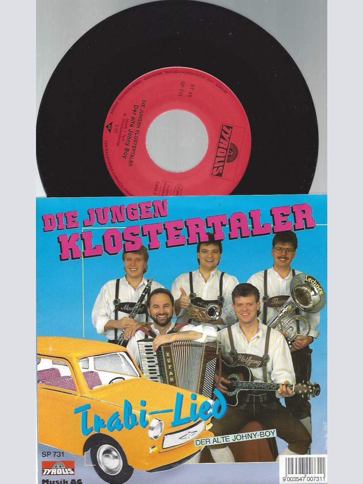 7" Die Jungen Klostertaler – Trabi-Lied