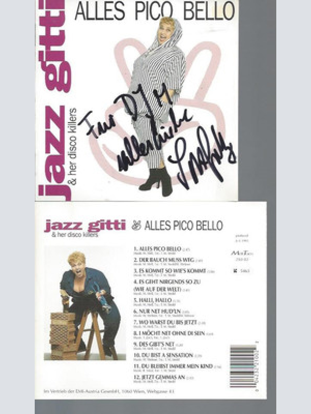 CD-JAZZ GITTI--ALLES PICOBELLO--MIT AUTOGRAMM