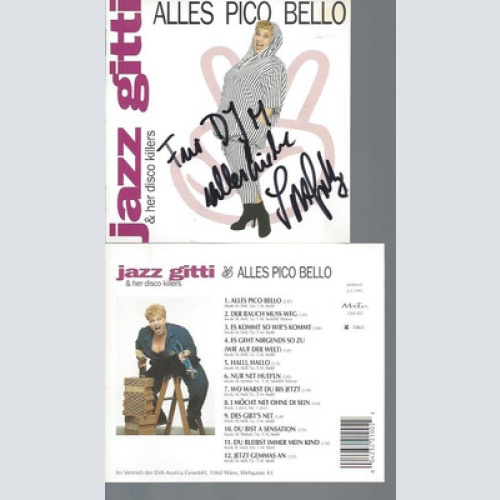 CD-JAZZ GITTI--ALLES PICOBELLO--MIT AUTOGRAMM