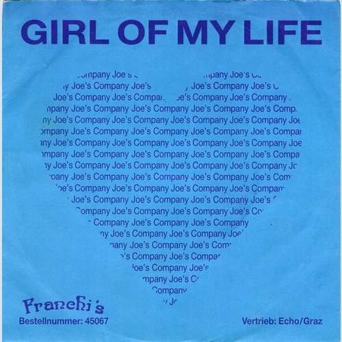 7", Single Joe's Company - Girl Of My Life