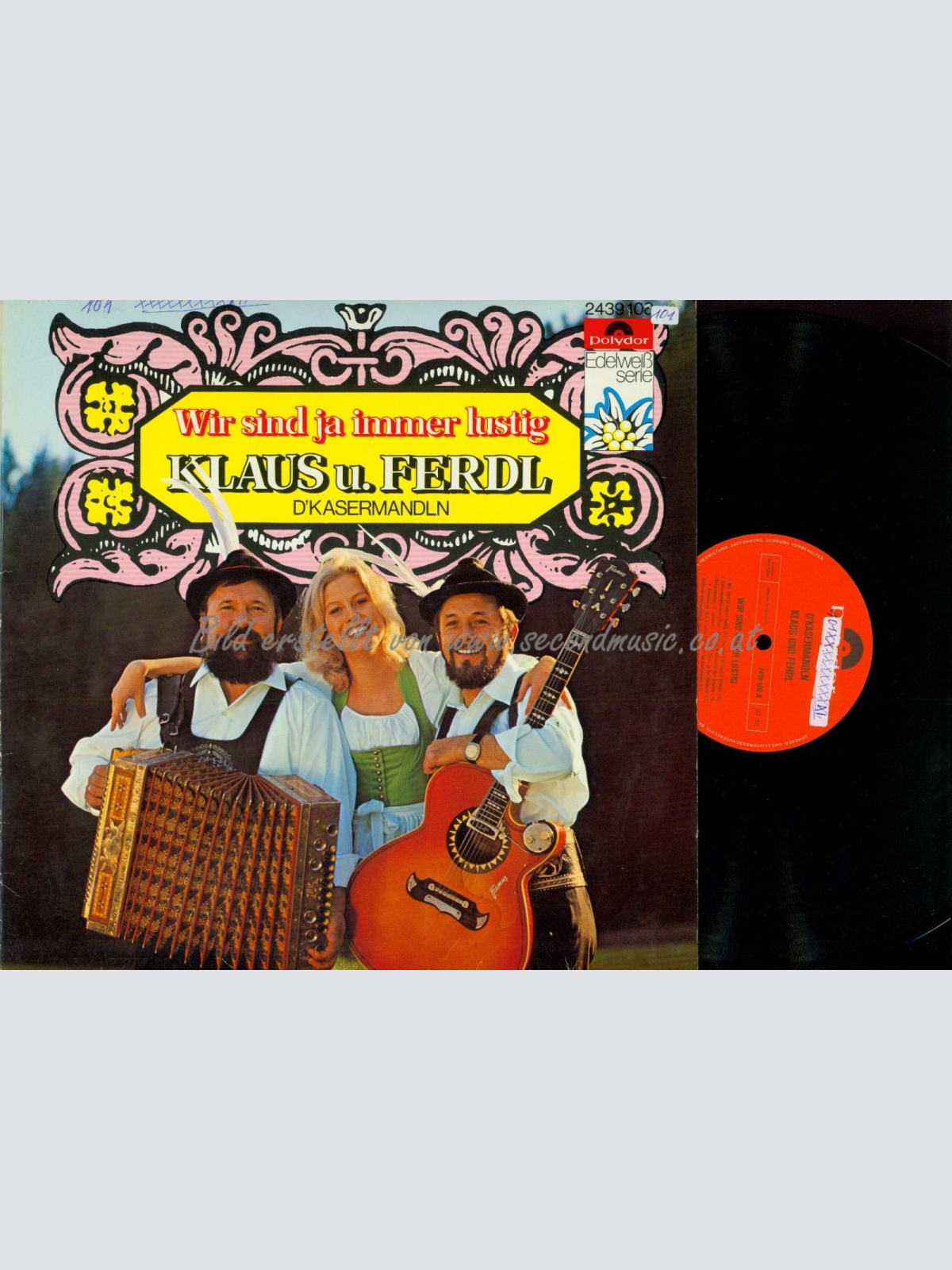 LP--KLAUS UND FERDL D' KASERMANDLN WIR SIND JA IMMER LUSTIG