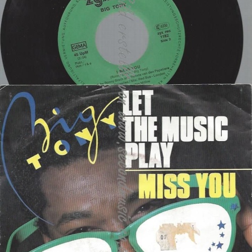 7"   Big Tony  Let The Music Play