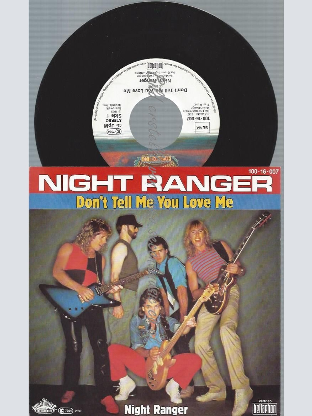 7"   Night Ranger  Don't Tell Me You Love Me