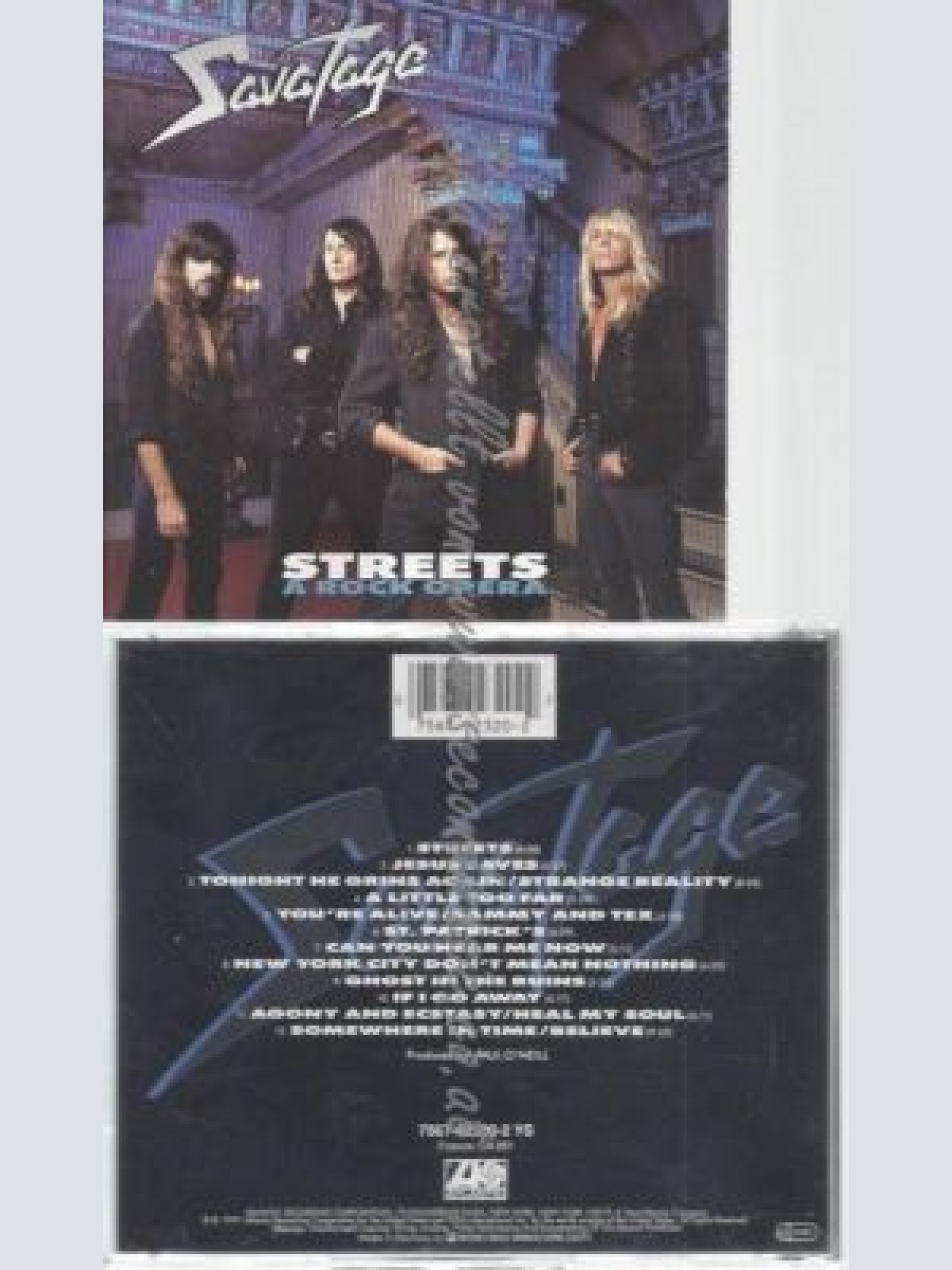 CD--SAVATAGE--STREETS - A ROCK OPERA - EDITION-