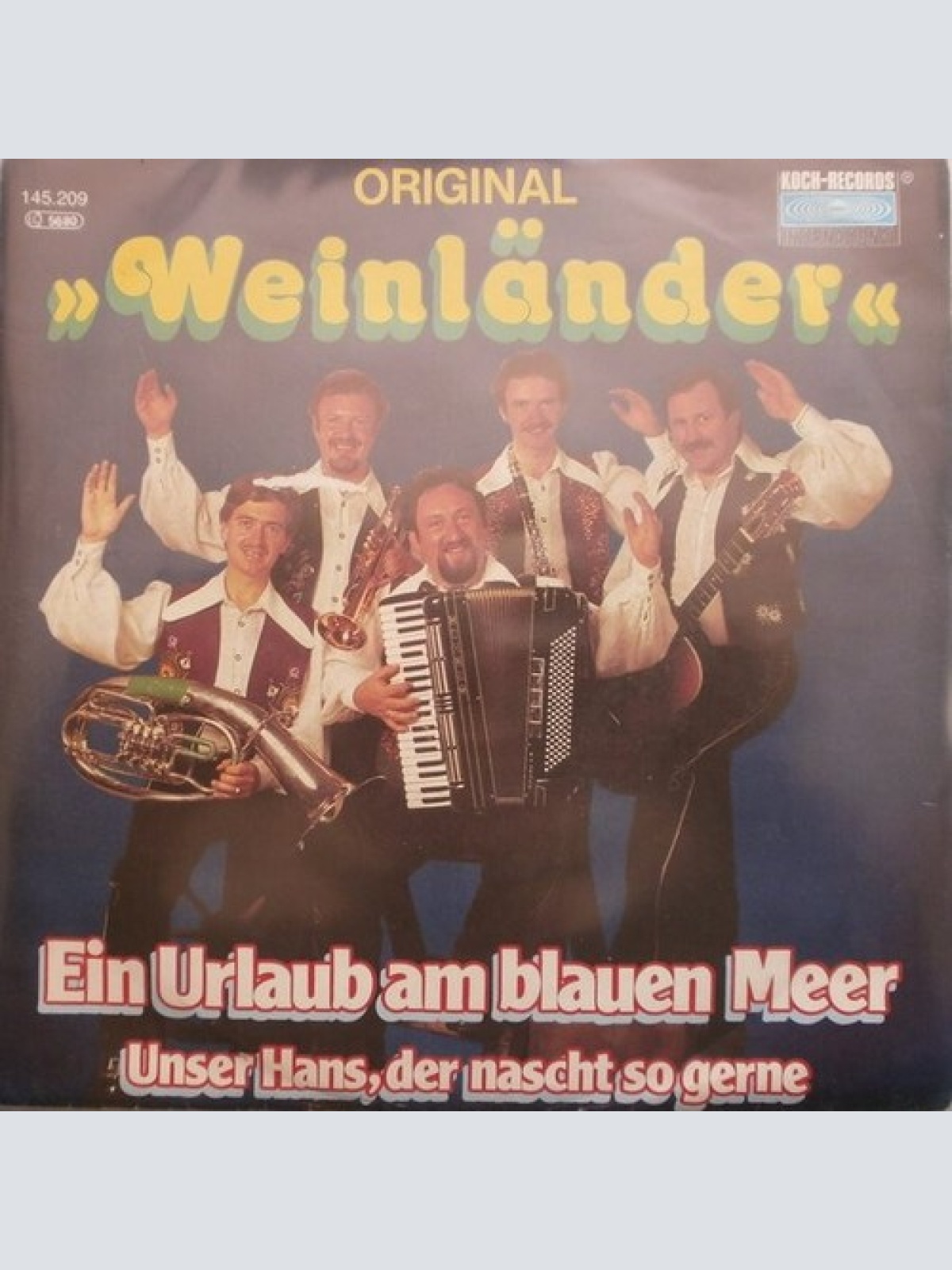 7", Single Original Weinländer - Ein Urlaub Am Blauen Meer