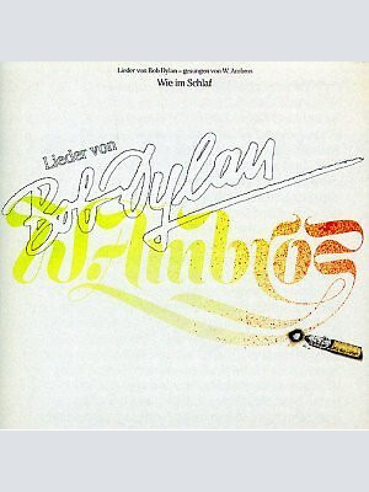 CD, Album, RE W. Ambros* - Wie Im Schlaf