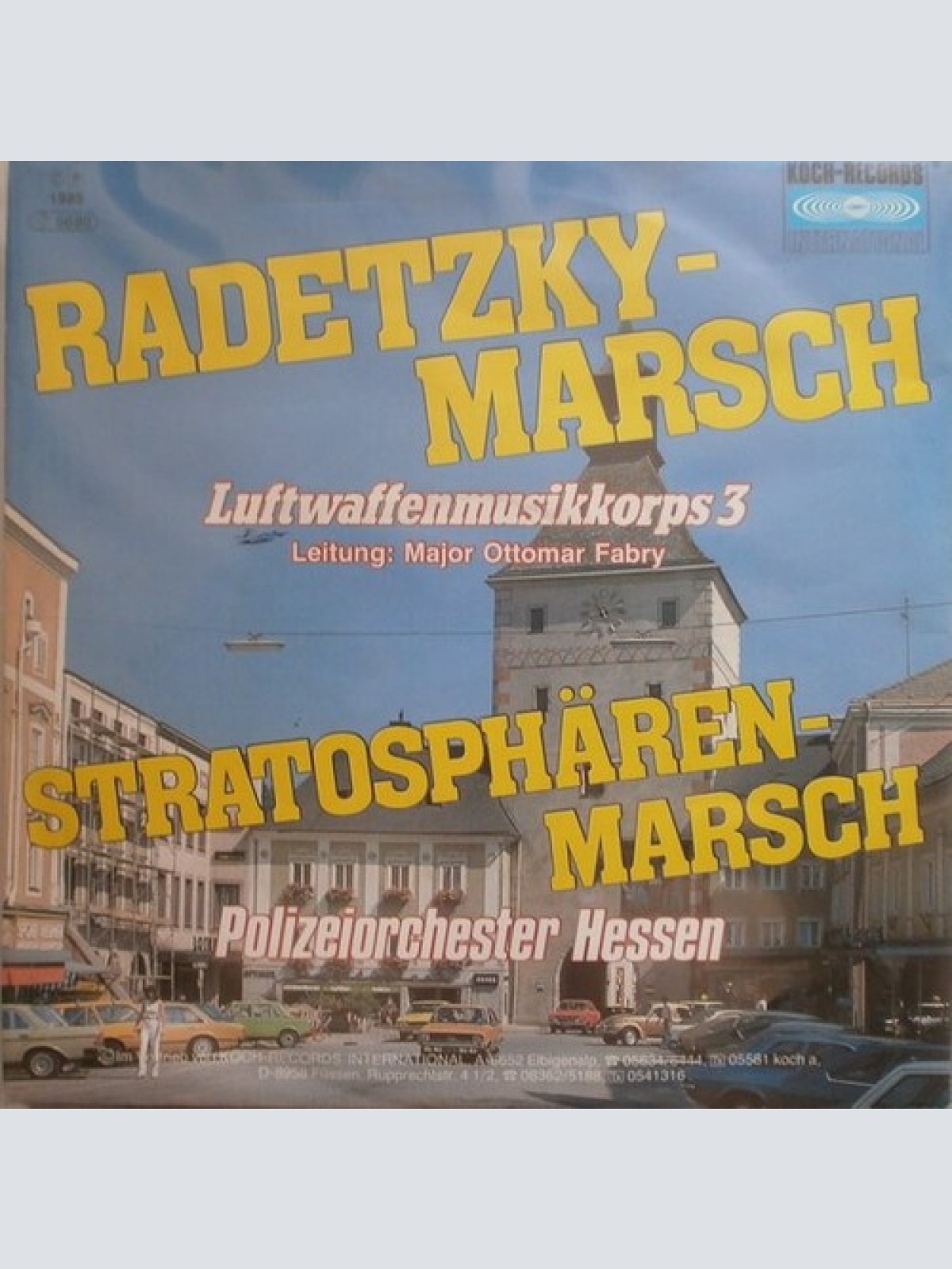 7", Single Luftwaffenmusikkorps 3 / Polizeiorchester Hessen - Radetzky-Marsch...