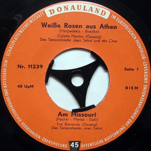 7", EP Colette Meston / Trio Bernando / Philipp Sanders / Fanny Andersen (2) ...