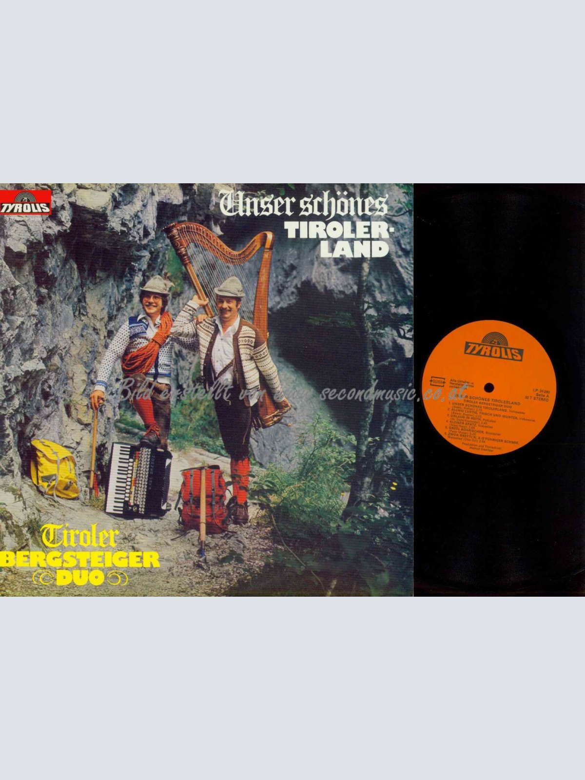 LP--Tiroler Bergsteiger Duo – Unser Schönes Tirolerland /   NM