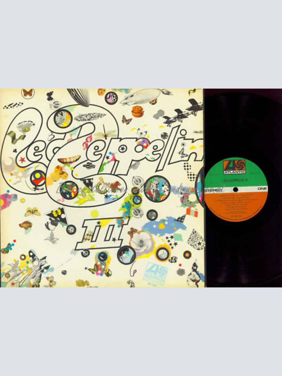 LP- Led Zeppelin  Led Zeppelin III SD7201 // DE / Gimmick Cover