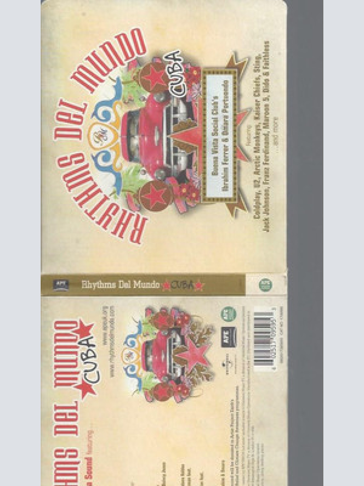 CD--RHYTMOS DEL MUNDO--CUBA-BUENA VISTA SOCIAL CLUBS-FERRER PORTUONDO-U2-