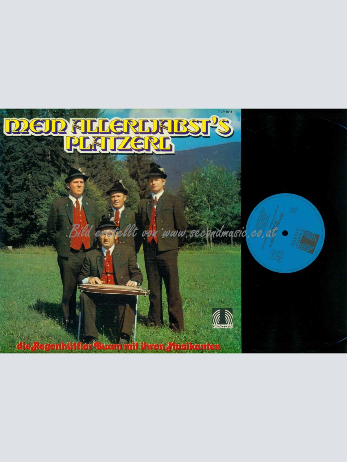 LP--  Regenhüttler Buam -- Mein Allerliabst's Platzerl  / NM