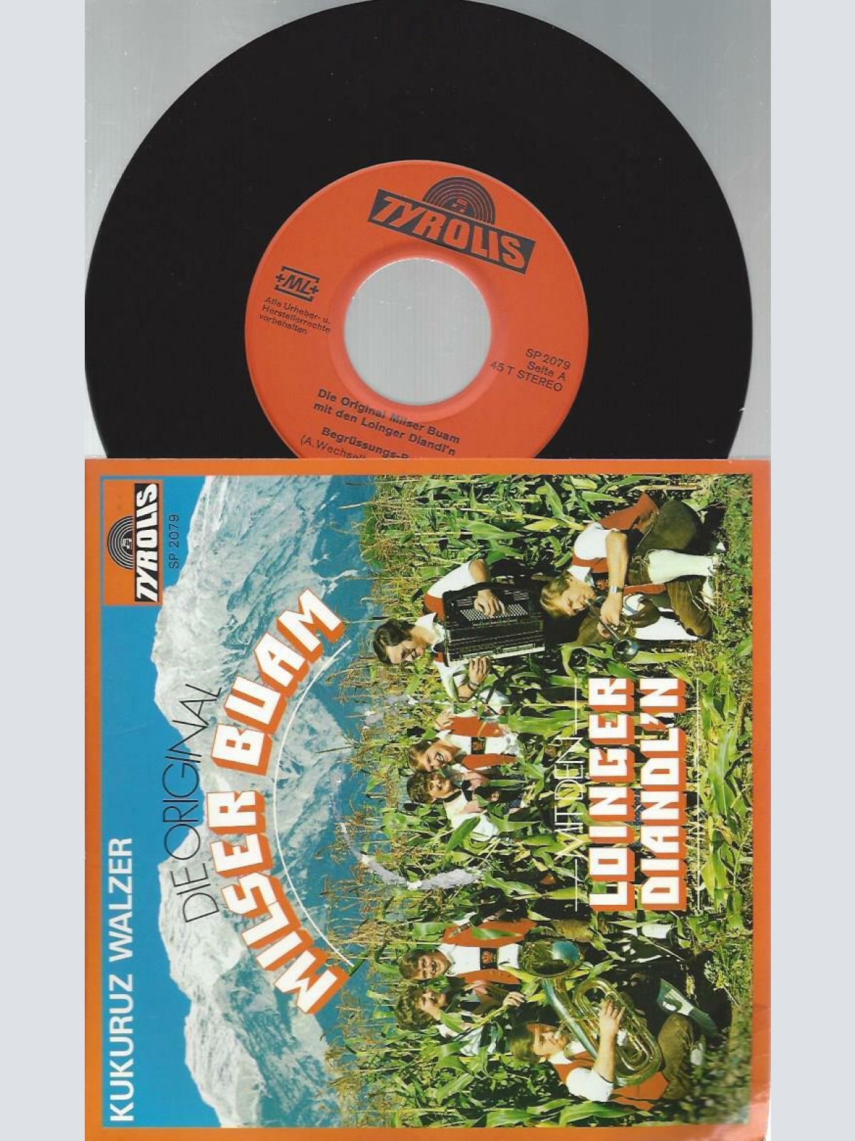 7" Die Original Milser Buam   --Begrüssungs Polka