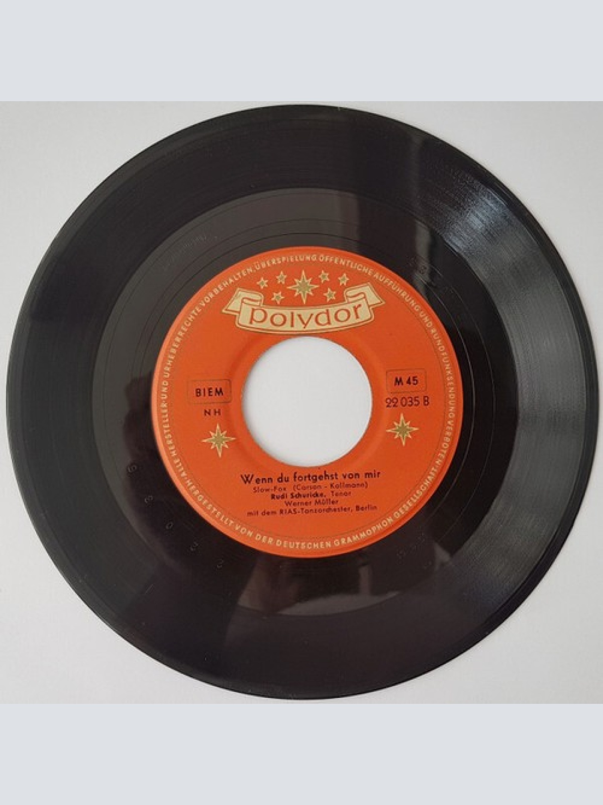7", Single, Mono Rudi Schuricke - Wenn Du Fortgehst Von Mir / Moulin Rouge