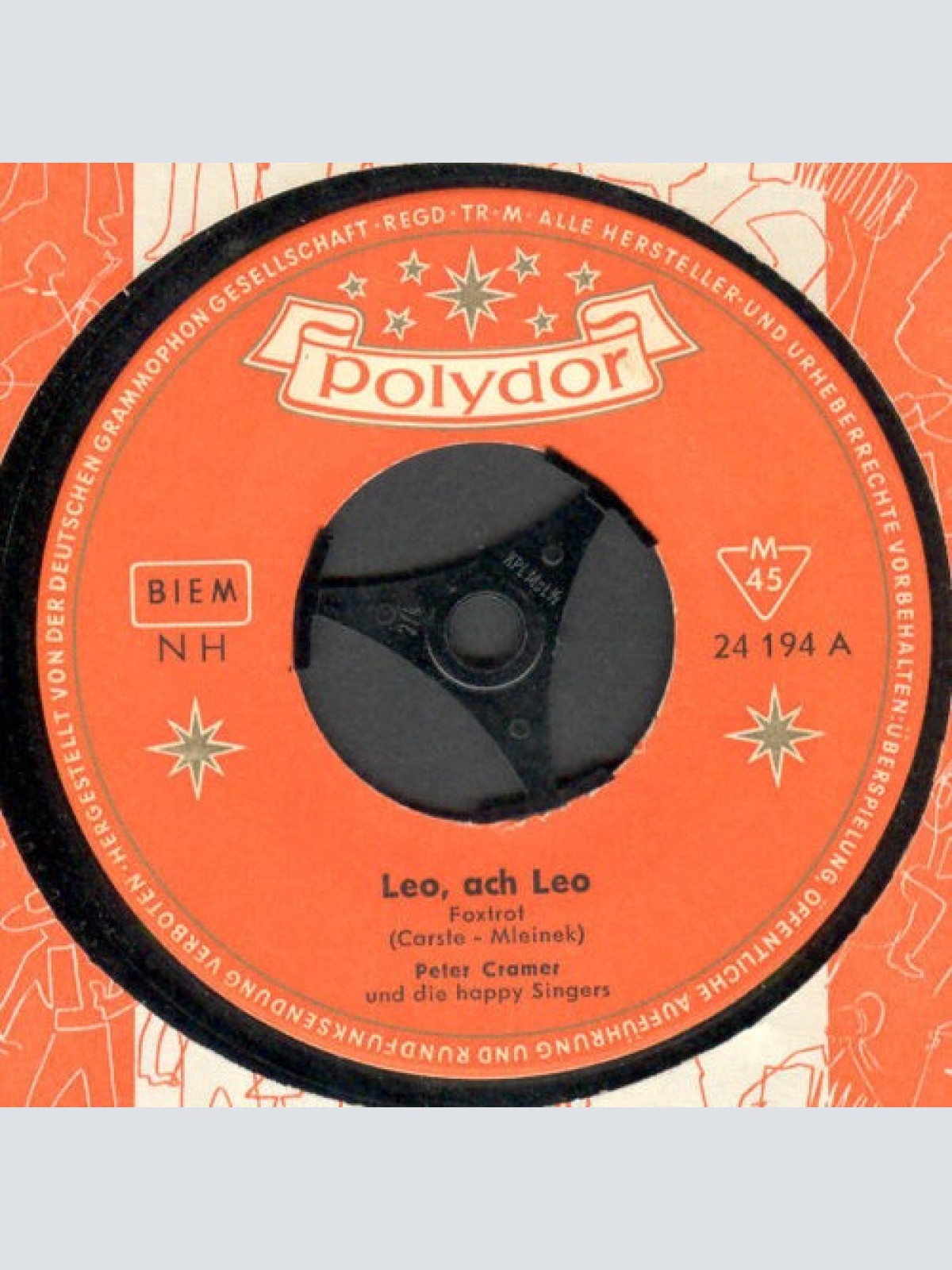 7", Mono Peter Cramer - Leo, Ach Leo
