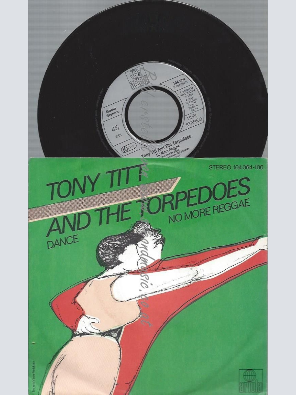 7"   Tony Titt And The Torpedoes  Dance