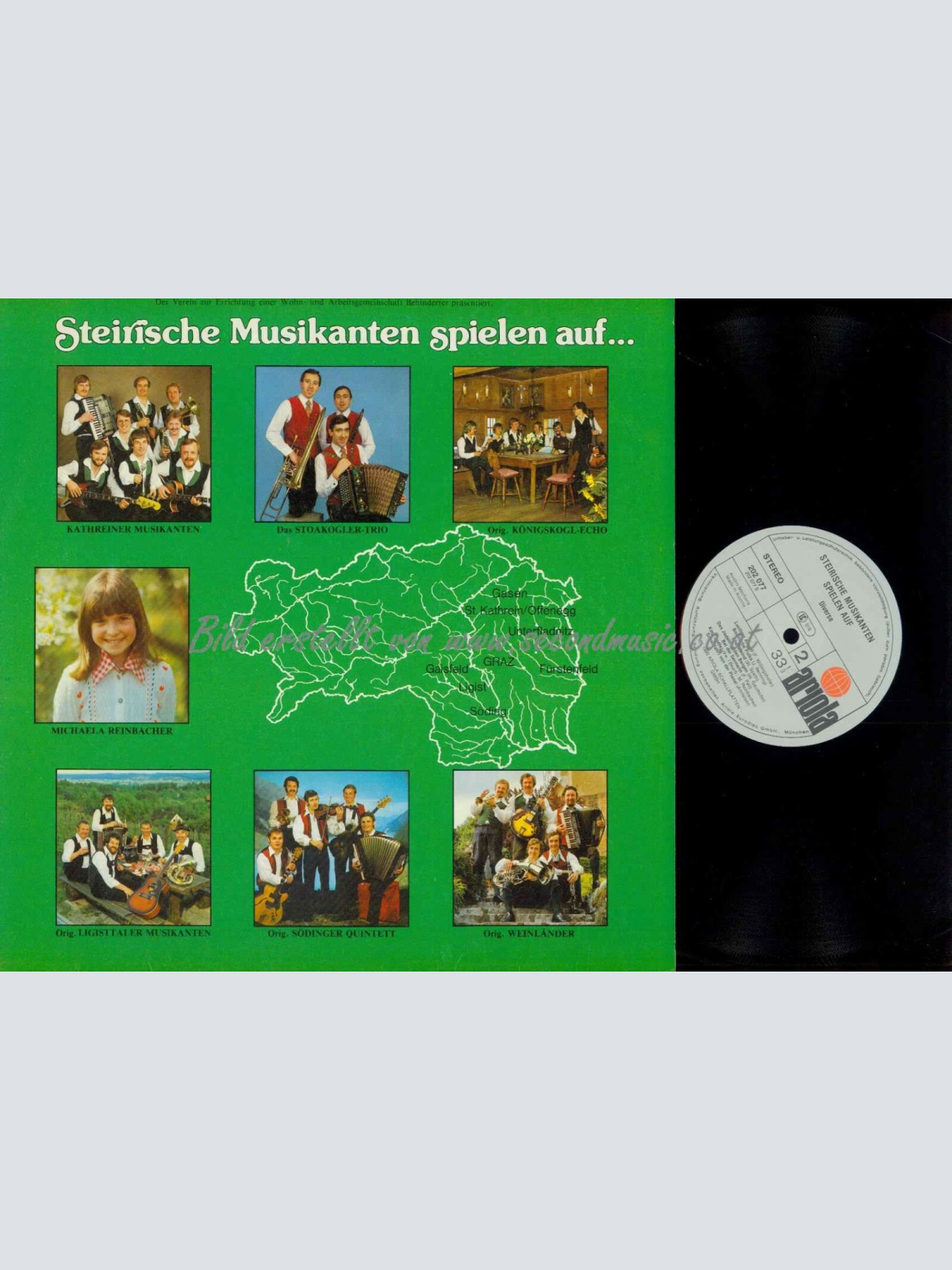 LP--Steirische Musikanten Spielen Auf..- Stoakogler Trio-Kathreiner- Wein / NM