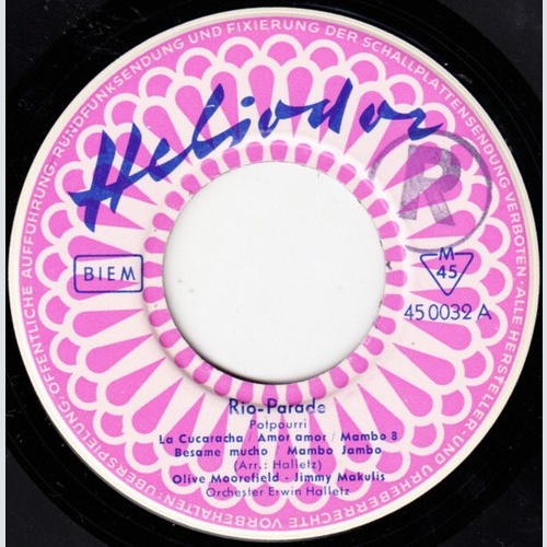 7", Single Olive Moorefield - Jimmy Makulis - Rio-Parade