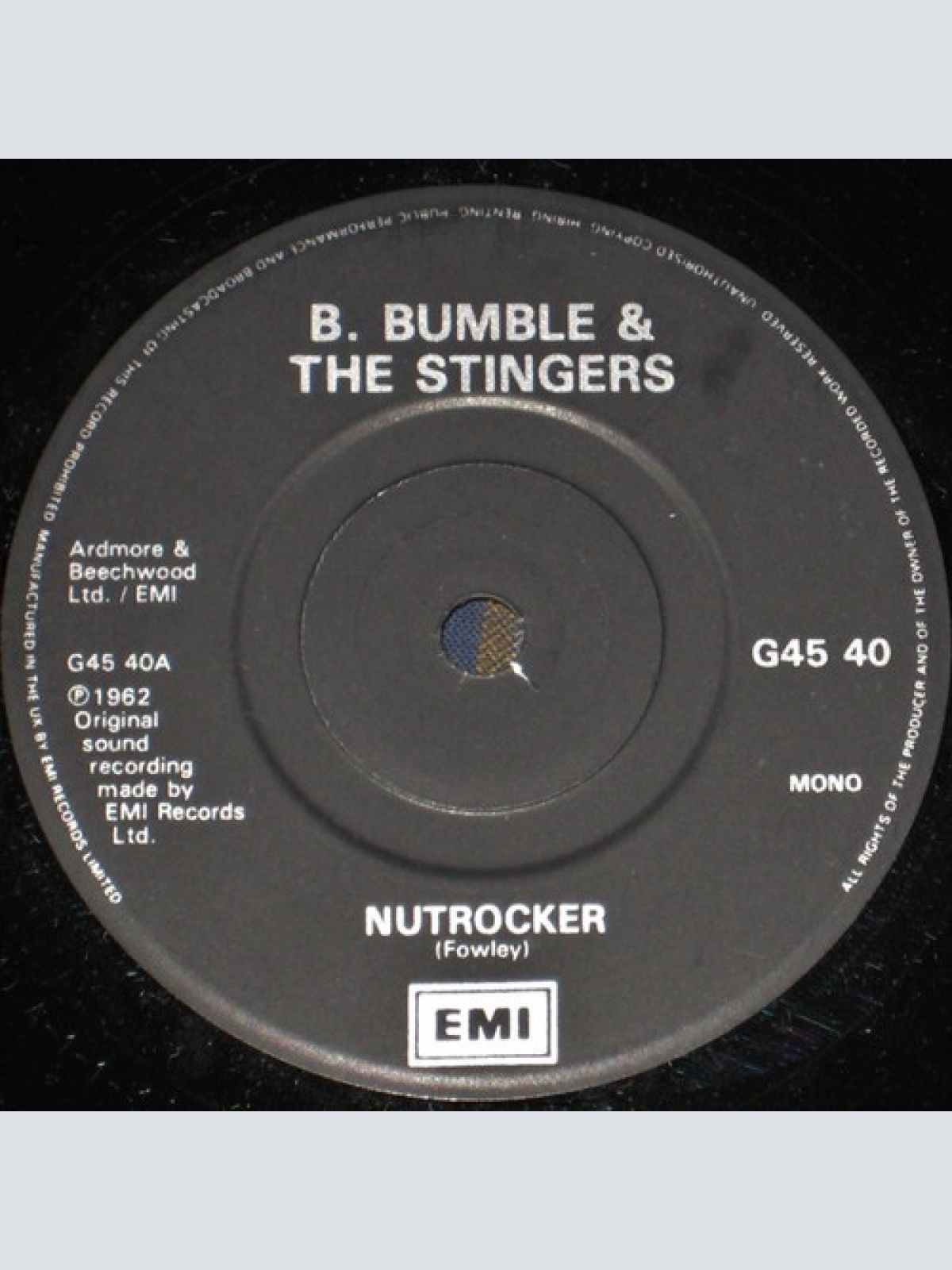 7", Single, Mono, RE B. Bumble & The Stingers - Nut Rocker / Bumble Boogie